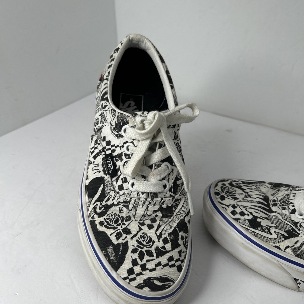 Vans off the Wall "Lady Vans" Era "White" womens sneakers shoes size 7 Men's 5.5 - Picture 2 of 9